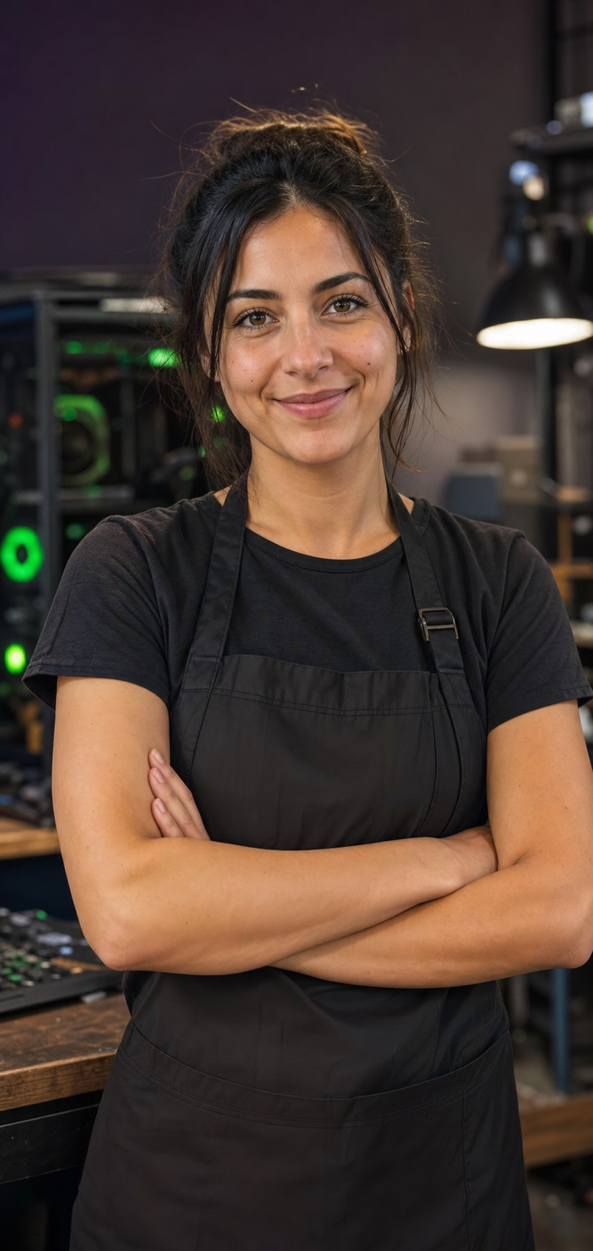 Ritratto di Alice D'Amico, titolare del laboratorio Tastiera.click a Rieti